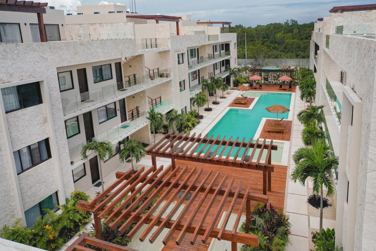 Apartment And Penthouse Blue Luxury Kukulkan Тулум Экстерьер фото
