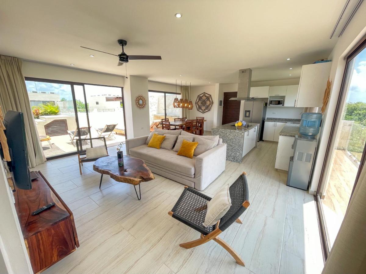 Apartment And Penthouse Blue Luxury Kukulkan Тулум Экстерьер фото